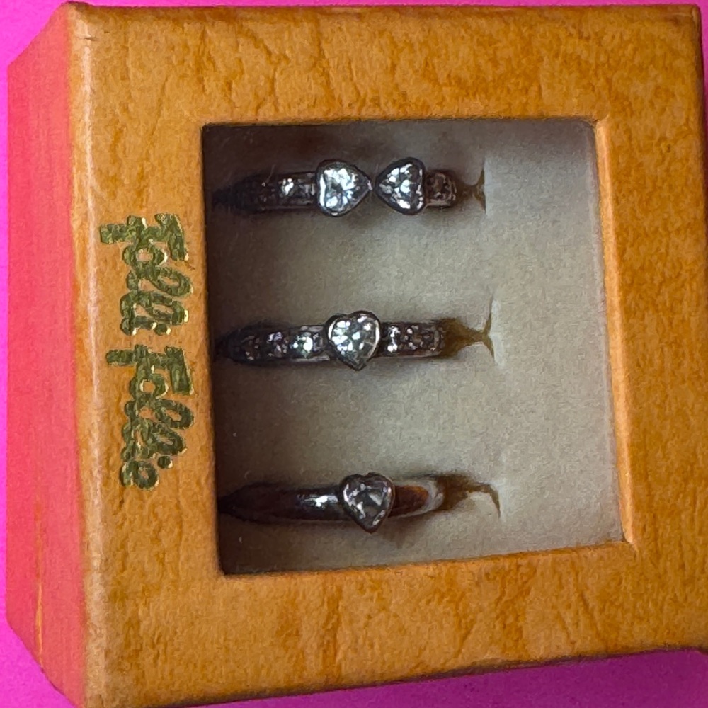 Folli Follie Elegant Silver Ring Set 3 silver size 6 - Picture 14 of 15